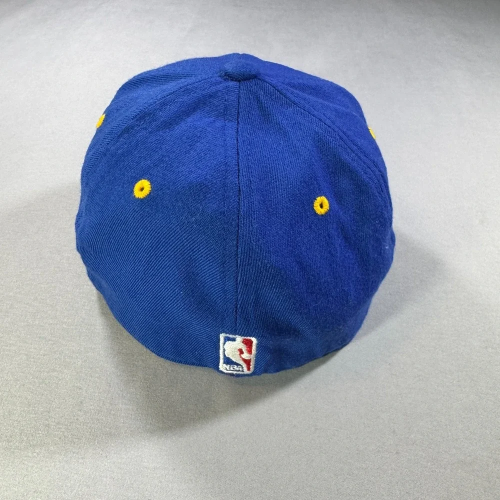 Adidas Golden State Warriors NBA Draft Cap Hat Blue S/M Flexfit Climalite Logo